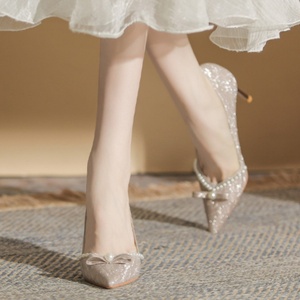 Zapatos de Tacón Alto Elegantes y Sensuales Evergreen, Zapatos de Cóctel con Punta en Pico y Tacón de Aguja, Antideslizantes, Moda Verano/Invierno - Product Image 4