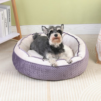 Geprägtes, kreatives, vollständig bequemes Hundebett, Katzenhütte, Haustiermatte, einfarbiges Muster, geräumiges Hundebett, Zwinger