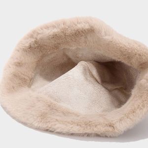 Ensembles Chapeau Bob et Écharpe pour Femme – Hiver, Extérieur, Imitation Fourrure de Lapin, Tendance, Chauds et Doux - Product Image 5