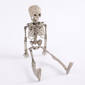 Figuras de Esqueletos de Halloween CT de 40cm, 70cm, 90cm y 165cm, Decoraciones de Plástico Articuladas para Uso en Interiores y Exteriores - Product Image 4