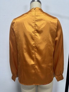 Annshine 2026 Musim Panas Kemeja Satin Fashion Baru untuk Wanita, Blus Satin Transparan Ringan untuk Perdagangan Luar Negeri - Product Image 6