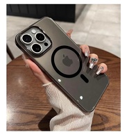Coque de téléphone magnétique transparente Hd non jaunissante pour iPhone 16 pro max étui de chargeur sans fil rigide Ultra-mince accesorrie de téléphone