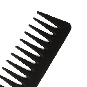 Black Hair Comb Set Large Wide Tooth Home Use Plastic <b>Smooth</b> Straightening Styling <b>Tools</b> - Product Image 2