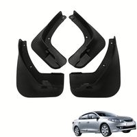 Accessoires de voiture LUMA, garde-boue en plastique pour voiture, garde-boue anti-éclaboussures, garde-boue en PP pour Renault Fluence 2011-2015