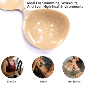 <span class=keywords><strong>Soutien</strong></span>-<span class=keywords><strong>gorge</strong></span> <span class=keywords><strong>adhésif</strong></span> invisible en silicone, fin, anti-transpiration, imperméable, à bonnets profonds, push-up, effet push-up instantané, facile à ranger - Product Image 4