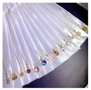 Aug-collar multicapa de cuero con perlas, joyería de lujo, superflash, chapado en oro, circón, sencillo, a la moda, FRANCÉS