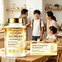 Capsules Metrand Height Support Maximizer, Complément Nutritionnel Quotidien pour Adolescents pour la Santé Osseuse, Capsule Alimentaire pour Adolescents
