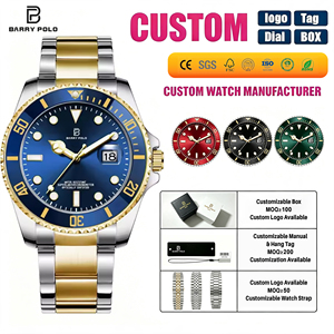 Orologio da Uomo di Lusso Personalizzato al Quarzo Analogico in Acciaio Inossidabile, Cassa in Lega Impermeabile da 40mm, Larghezza Cinturino 20mm, Lancetta Antica in Cristallo - Product Image 1