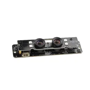 2mp HD 얼굴 인식 넓은 동적 M12 왜곡 없음 듀얼 렌즈 마이크로 미니 USB 쌍안 카메라 모듈 1080P pcb 보드