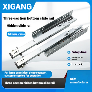 Hot tủ bếp mở rộng đầy đủ mềm đóng cửa dưới núi giấu tự đóng Hidden ngăn kéo <span class=keywords><strong>Slide</strong></span> - Product Image 5