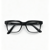 Montures de lunettes carrées vintage à motif écaille de tortue, lunettes optiques