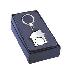 Portachiavi in Metallo alla Moda in Ottone e Lega con Carrello Portamonete, Personalizzabile con Logo Laser - Product Image 2