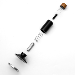 2 in 1 Portable Stainless Steel & Wood Reusable Coffee <b>Tamper</b> and Distributor with Constant Pressure for Espresso - Product Image 5