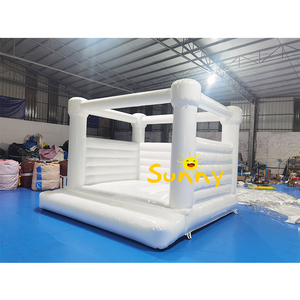 Thương mại <span class=keywords><strong>Inflatable</strong></span> Bouncer PVC Ngoài Trời Dành cho người lớn bouncy nhảy lâu đài Mini trắng trẻ em cầu vồng nhà bị trả lại - Product Image 1