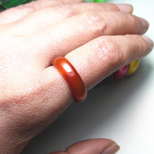 JD GEMS 도매 천연석 마노 반지 고품질 원석 반지 여성 및 남성 데일리 착용에 이상적 - Product Image 6