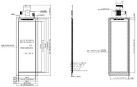 Yousee YX45011ACT2 4,58 Zoll 320*960 Kapazitiver Touchscreen mit MIPI 30-Pin-Schnittstelle TFT LCD Gestrecktes Balkendisplay