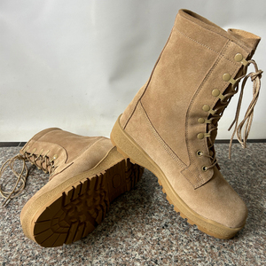 DF702 TSB21 Tactical <b>Hiking</b> <b>Boots</b> Tan High Top Lace Up Suede Outdoor All Seasons Durable Men <b>Boots</b> - Product Image 4