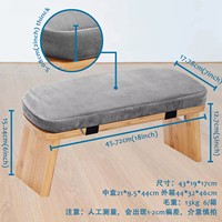 Tabouret de yoga universel brodé, détachable et réglable en hauteur, banc de méditation, tabouret de prière à genoux pour usage domestique avec sac Zhejiang