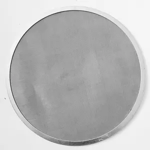 Disco de acero inoxidable/cuadrado líquido armadura de metal de malla de 304/316 pantalla del filtro de agua de