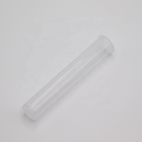 Tubo Transparente Personalizado con Tapa a Presión a Prueba de Niños de 73 mm, 80 mm, 85 mm, 98 mm, 109 mm, 116 mm, 120 mm, Blanco Opaco Personalizado
