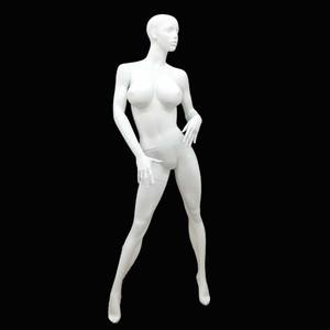 Cuerpo completo de moda al por mayor de fibra de vidrio blanco abstracto maniquí desnudo posando lencería con curvas sexy realista maniquí femenino - Product Image 1