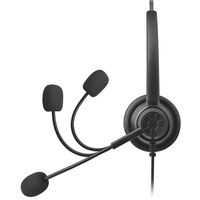 Casque téléphonique filaire USB Talkvioce 360D avec DSP, ANC, ENC, suppression du bruit, pour bureau, ordinateur, centre d'appels, avec commande sur le câble