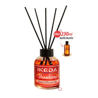 Grensoverschrijdende rookvrije aromatherapie fruitgeurende etherische olie IKEDA merk huishoudelijk gebruik langdurige rietdiffuser set navulling