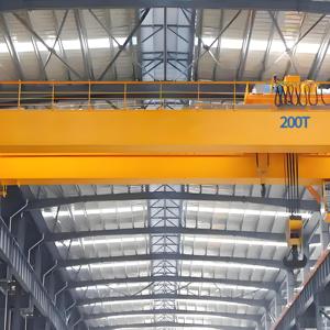 Grúa <span class=keywords><strong>Puente</strong></span> Marca Wanlong, Nueva, para Construcción, Tipo 350-450 QD, Controlada por PLC, Motorizada, Gancho de 360/80 Toneladas, Vano de 19M, Altura de Elevación de 24M - Product Image 3