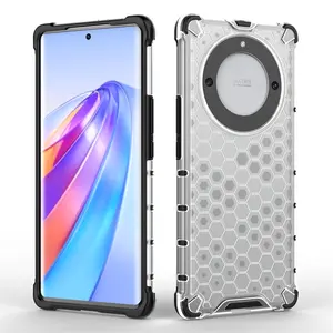 Shockproof Case for Huawei Honor X9A Cover Honor X9A Capas Phone Back Transparent Bumper Honeycomb Clear Cover Honor X9A Fundas
