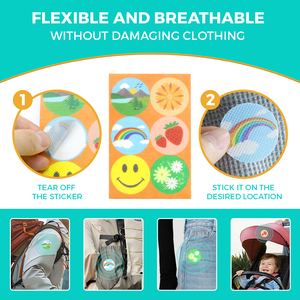Patch anti-moustiques, autocollants anti-moustiques pour enfants, ingrédients à base de plantes, huile essentielle de citronnelle naturelle, patch anti-insectes sans DEET - Product Image 3