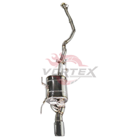 Escape de Alto Rendimiento Universal Vortex de Acero Inoxidable con Acabado Espejo Valvetronic, Soldado con TIG, para Nissan Tiida C11 C12 C13 Racing