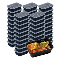 Odm/Oem 28 32 Oz 500Ml 700Ml 1000Ml 1 2 3 4 5 7 Compartiment Takeaway lunch Bento Box Plastic Magnetron Wegwerp Voedsel Container