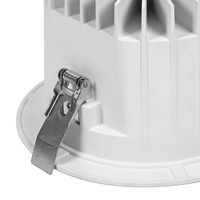 Downlight LED Empotrable Ajustable de Aluminio SKD Moderno con Ángulo de Haz de 110° y Luz Blanca Neutra de 4100K