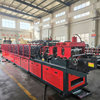 Machine de charpente légère en acier CU à commande informatique pour villas préfabriquées modulaires en Australie, avec réglage automatique de la largeur (70-300 mm) et de la hauteur (40-80 mm)
