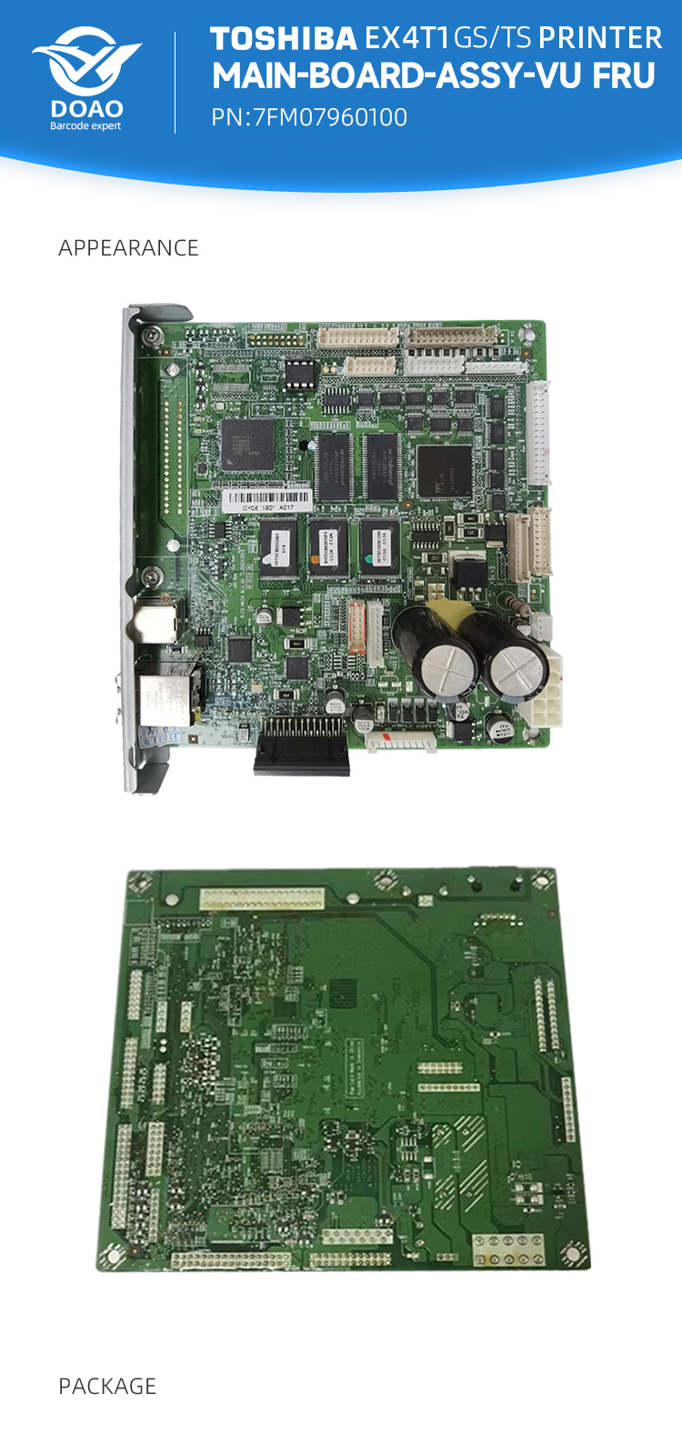 その他 TOSHIBA 7F37R Toshiba Printer MAIN-PC-BOARD-ASSY-VU FRU for 7FM07960100