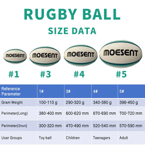 Prix bon marché Machine Stitch Promotion Impression personnalisée <span class=keywords><strong>Rugby</strong></span> League Balles Taille 5 4 3 2 1 - Product Image 4