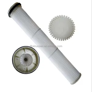 Factory Manufacturer Industrial Cylindrical Washable Cement Silo Pleated Cartridge Air Filter Industrial Filtration Air