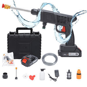 5 Batterijen Efficiënte Draadloze Vrijheid Waspistool Auto Hogedruk 21V Druk Waterpistool Carwash Met Pistool En 5M Slang - Product Image 1