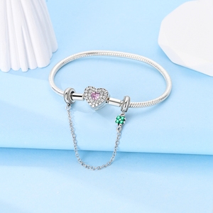 Ensemble de Bijoux MULA – Quatre Feuilles Vertes Breloques Croix en Argent 925 Perles Bagues Boucles d'Oreilles Collier Bracelet pour Cérémonies Religieuses - Product Image 3