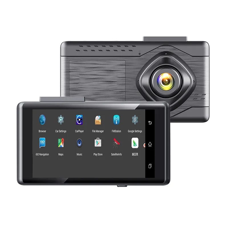 5 Inch Android 8.1 Xe GPS Navigator Wifi Dash Cam Xe DVR 1080P FHD Camera Bảng Điều Khiển Hỗ Trợ Ứng Dụng Thời Gian Thực Giám Sát Xe Dvr