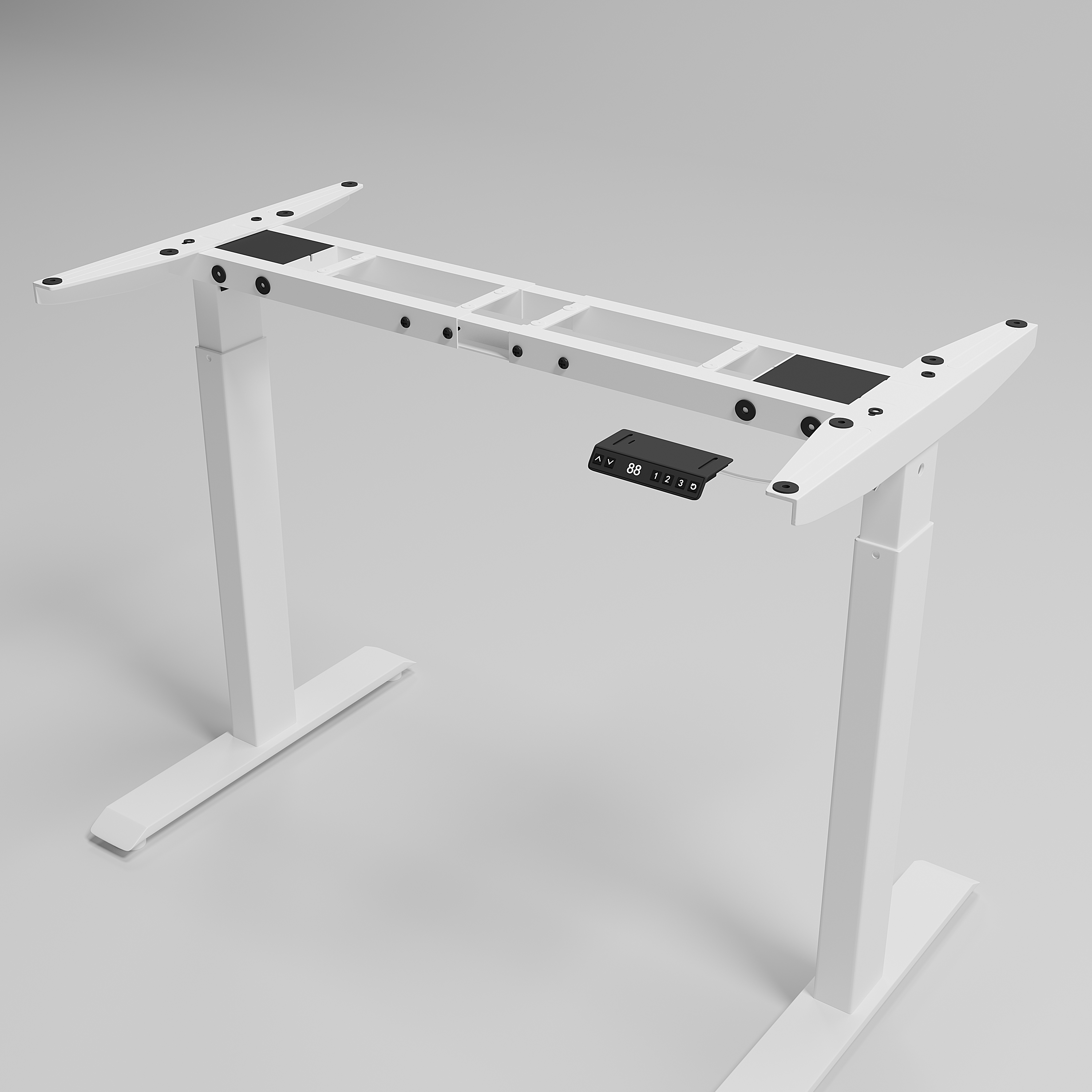 Smart Office Dual Motor Stand Up Electric Staande Verstelbare Zit Stand Bureauframe Voor Thuiskantoor