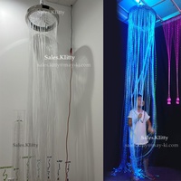 Lumière sensorielle interactive à cascade de fibres optiques à changement de couleur visuel pour salles multisensorielles, écoles et centres de thérapie