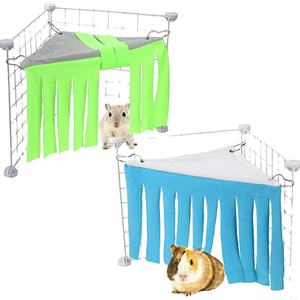 2 Piezas de Escondite <span class=keywords><strong>para</strong></span> <span class=keywords><strong>Cobayas</strong></span>, Escondite de Esquina de Lana <span class=keywords><strong>para</strong></span> Animales Pequeños, Linda Hamaca <span class=keywords><strong>para</strong></span> Hurones - Product Image 1