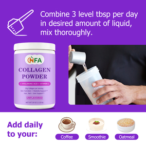 Factory Supply Collagen Powder Drinks with Hyaluronic Acid <b>Supplement</b> Helps Support Hair Skin Nail Bone and Joint Health Powder - Product Image 4