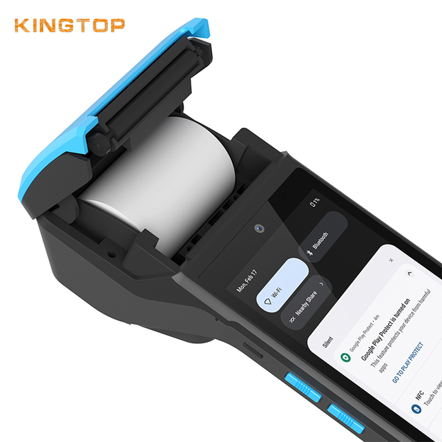 ODM OEM 5.5" Touch Screen 4G Mobile POS Machine with NFC 58mm Thermal Printer Android 12  Mobile Payment Terminal POS System