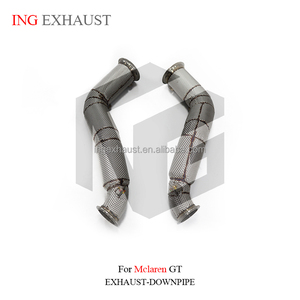 Sistema de Escape de Alto Flujo ING de Acero Inoxidable para McLaren con Protector Térmico, Piezas de Alto Rendimiento para Automóviles - Product Image 2