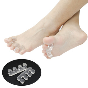 Corrector <span class=keywords><strong>de</strong></span> Separador <span class=keywords><strong>de</strong></span> Dedo Suave <span class=keywords><strong>de</strong></span> Gel <span class=keywords><strong>de</strong></span> Silicona para Hallux Valgus <span class=keywords><strong>Juanetes</strong></span> Cómodo <span class=keywords><strong>Protector</strong></span> Espaciador - Product Image 2