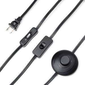 Kabel Daya ekstensi lampu steker AS dengan 303 /304 /317 sakelar kaki Rocker untuk lampu meja - Product Image 1