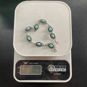 2024 nouveau à la mode amovible Western Turquoise pierre charme camionneur chapeau chaîne bohème Cowboy Turquoise camionneur chapeau chaînes - Product Image 6