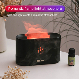 Humidificadores de llama ultrasónicos USB de aceite esencial Kinscoter de nuevo diseño, difusor de aceite aromático de llama de fuego colorido Led - Product Image 3